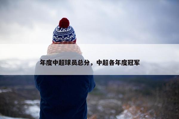 年度中超球员总分，中超各年度冠军