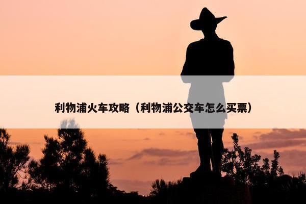 利物浦火车攻略（利物浦公交车怎么买票）