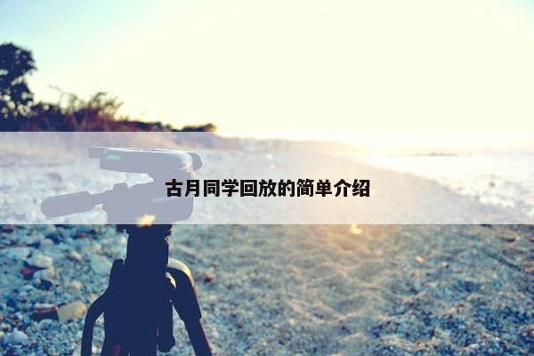 古月同学回放的简单介绍
