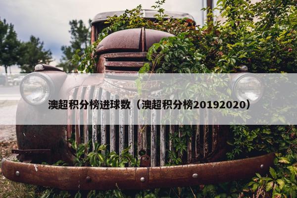 澳超积分榜进球数（澳超积分榜20192020）