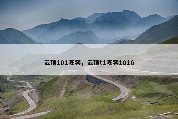 云顶101阵容，云顶t1阵容1016