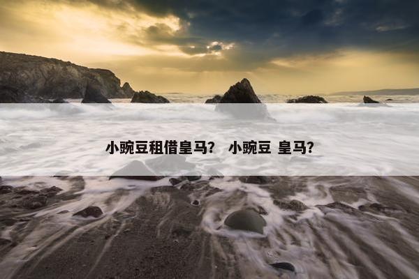 小豌豆租借皇马？ 小豌豆 皇马？