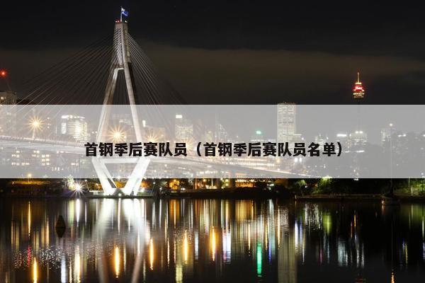 首钢季后赛队员（首钢季后赛队员名单）