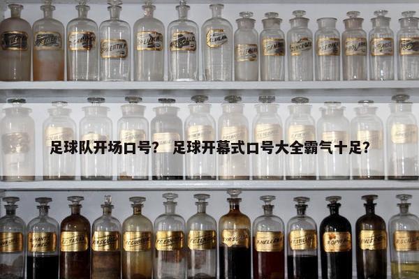 足球队开场口号？ 足球开幕式口号大全霸气十足？