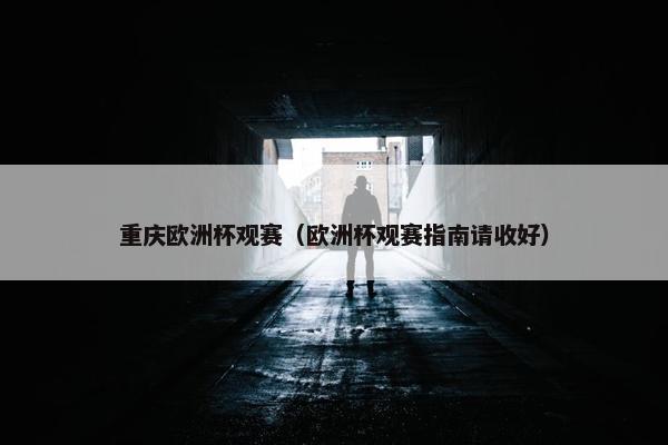 重庆欧洲杯观赛（欧洲杯观赛指南请收好）