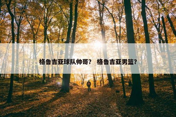 格鲁吉亚球队帅哥？ 格鲁吉亚男篮？
