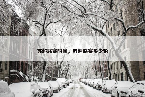 苏超联赛时间，苏超联赛多少轮