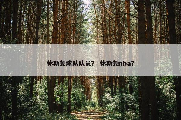 休斯顿球队队员？ 休斯顿nba？