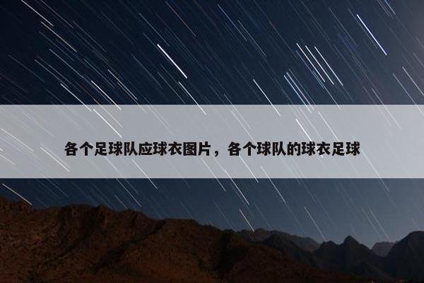 各个足球队应球衣图片，各个球队的球衣足球