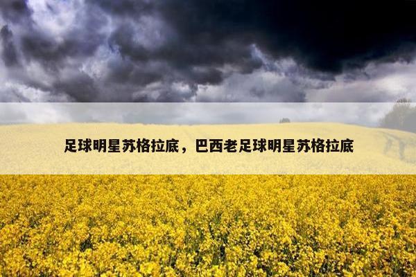 足球明星苏格拉底，巴西老足球明星苏格拉底