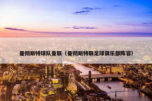曼彻斯特球队曼联（曼彻斯特联足球俱乐部阵容）