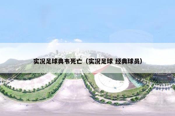 实况足球典韦死亡（实况足球 经典球员）