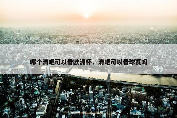 哪个清吧可以看欧洲杯，清吧可以看球赛吗