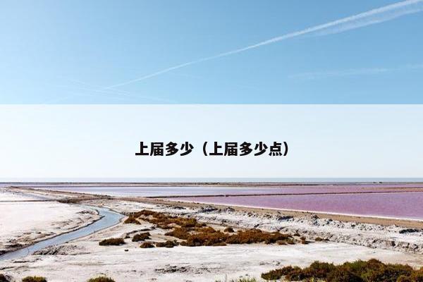 上届多少（上届多少点）