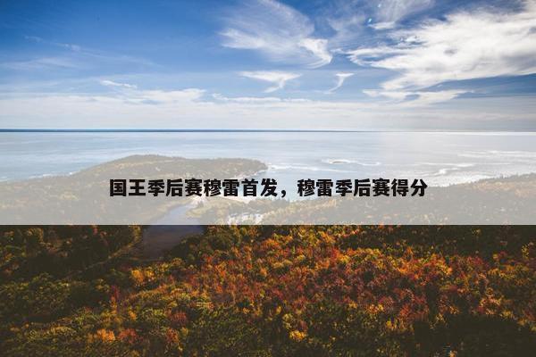 国王季后赛穆雷首发，穆雷季后赛得分
