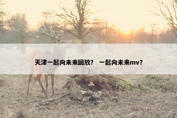 天津一起向未来回放？ 一起向未来mv？