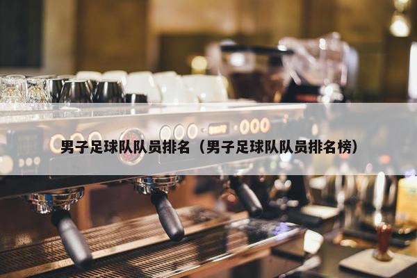男子足球队队员排名（男子足球队队员排名榜）