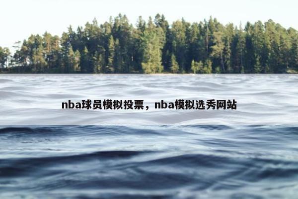 nba球员模拟投票，nba模拟选秀网站