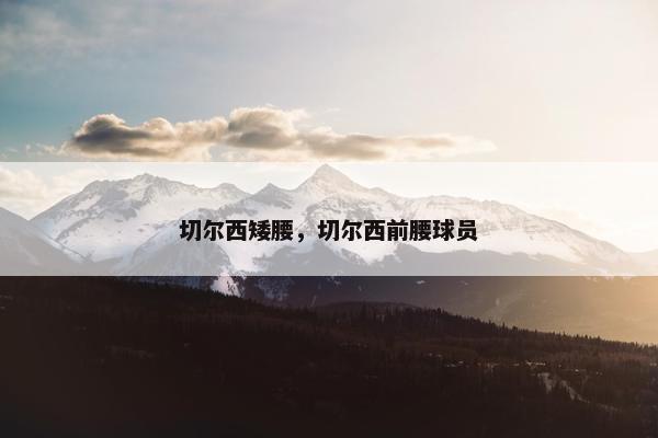 切尔西矮腰，切尔西前腰球员