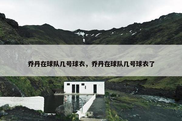 乔丹在球队几号球衣，乔丹在球队几号球衣了