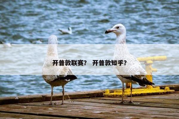 开普敦联赛？ 开普敦知乎？