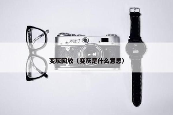 变灰回放（变灰是什么意思）