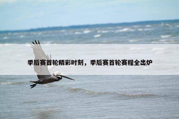 季后赛首轮精彩时刻，季后赛首轮赛程全出炉