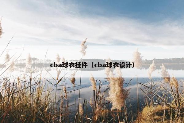 cba球衣挂件（cba球衣设计）