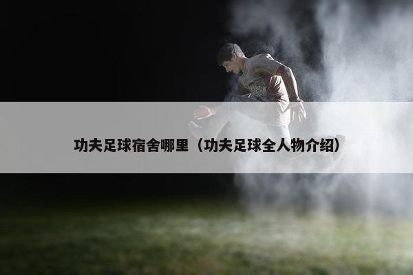 功夫足球宿舍哪里（功夫足球全人物介绍）