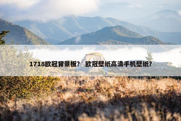 1718欧冠背景板？ 欧冠壁纸高清手机壁纸？