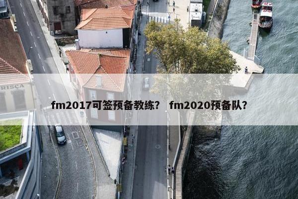 fm2017可签预备教练？ fm2020预备队？