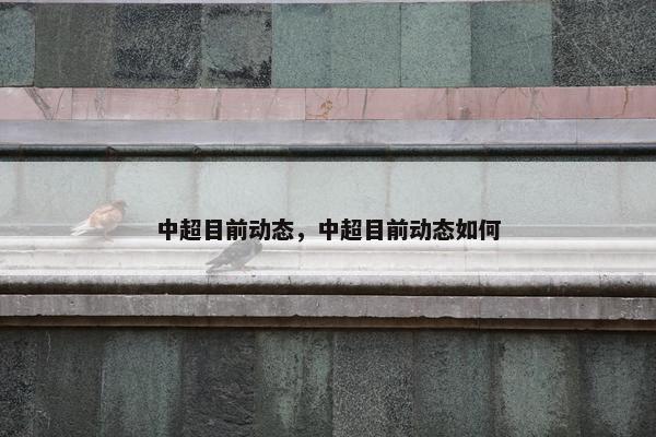 中超目前动态，中超目前动态如何