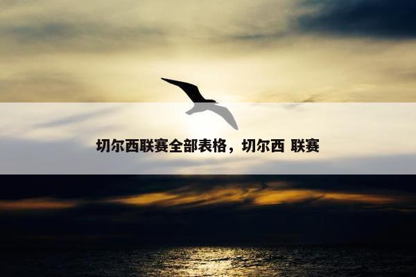 切尔西联赛全部表格，切尔西 联赛