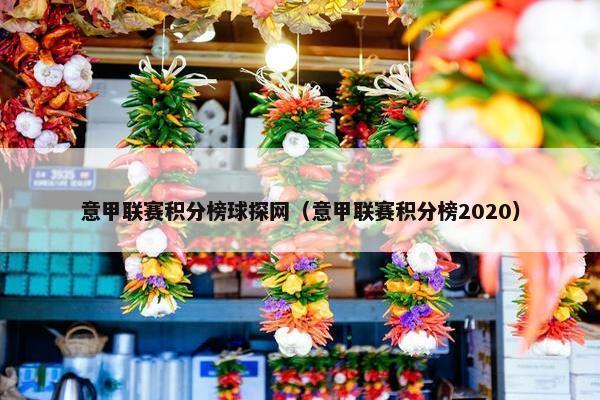 意甲联赛积分榜球探网（意甲联赛积分榜2020）