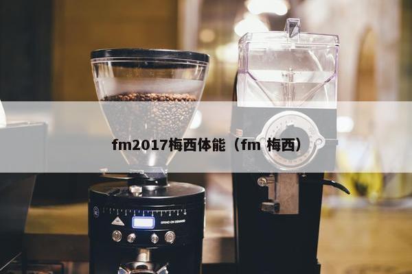 fm2017梅西体能（fm 梅西）