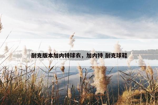 耐克版本加内特球衣，加内特 耐克球鞋