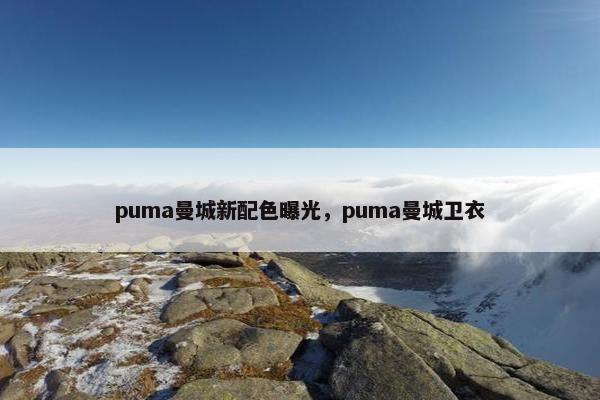 puma曼城新配色曝光，puma曼城卫衣