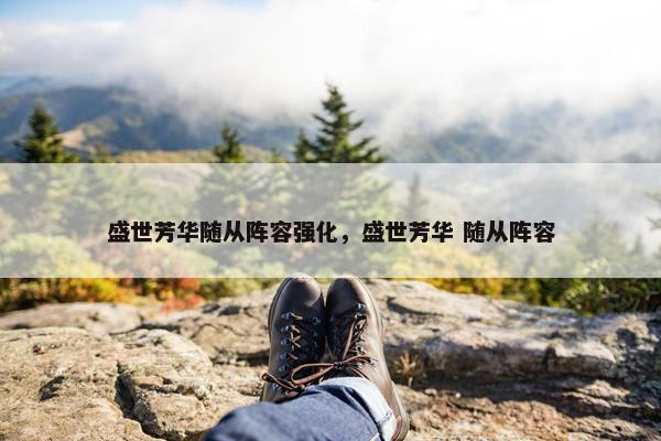 盛世芳华随从阵容强化，盛世芳华 随从阵容