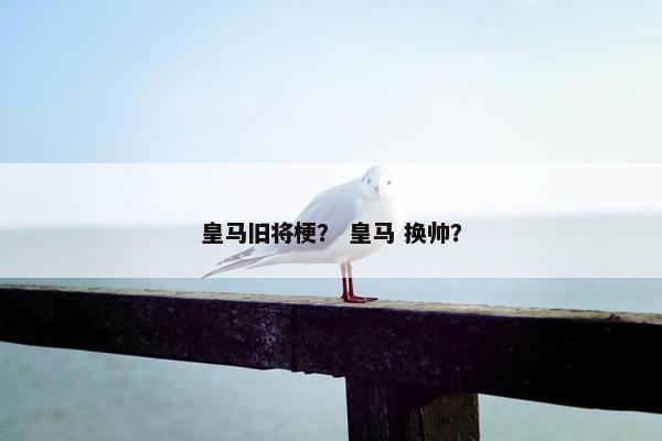 皇马旧将梗？ 皇马 换帅？