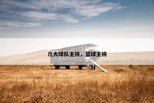 几大球队主将，篮球主将
