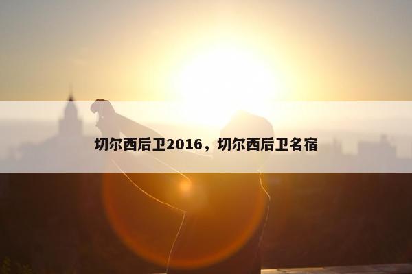 切尔西后卫2016，切尔西后卫名宿
