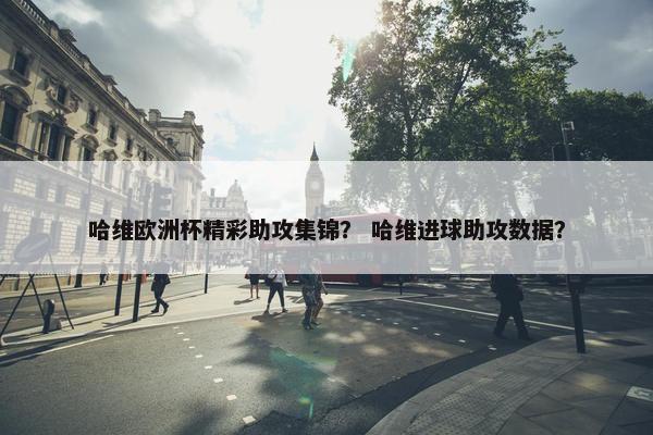 哈维欧洲杯精彩助攻集锦？ 哈维进球助攻数据？