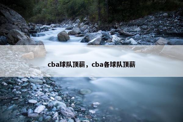 cba球队顶薪，cba各球队顶薪