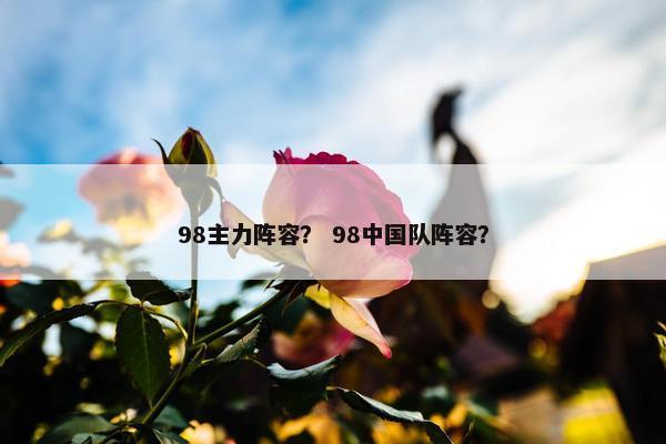 98主力阵容？ 98中国队阵容？