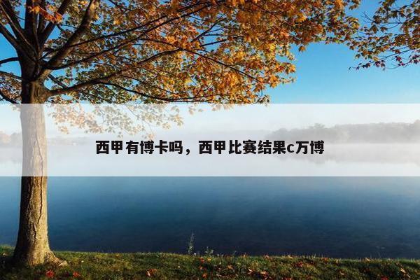 西甲有博卡吗，西甲比赛结果c万博