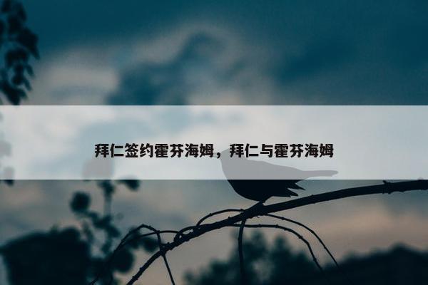 拜仁签约霍芬海姆，拜仁与霍芬海姆