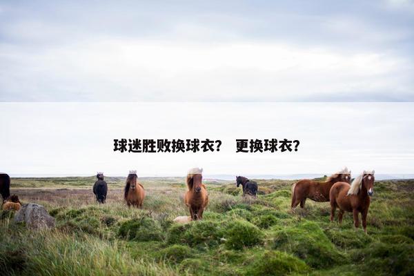 球迷胜败换球衣？ 更换球衣？