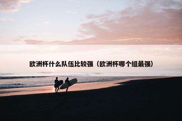 欧洲杯什么队伍比较强（欧洲杯哪个组最强）