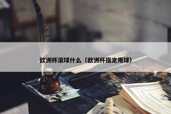 欧洲杯滚球什么（欧洲杯指定用球）