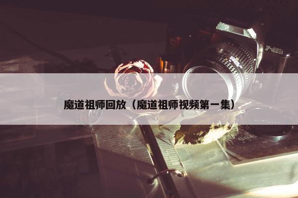 魔道祖师回放（魔道祖师视频第一集）